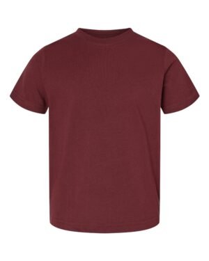Discover the Rabbit Skins Shirt 3312 in Maroon Color
