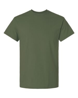 Explore the Comfort and Durability of Gildan Ultra Cotton T-Shirt 2000 Color Military Green