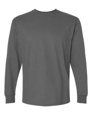Gildan Heavy Cotton™ Long Sleeve T-Shirt 5400 in Charcoal