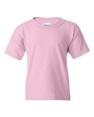 Gildan Heavy Cotton™ Youth T-Shirt – 5000B in light pink: A Quality Choice for Children