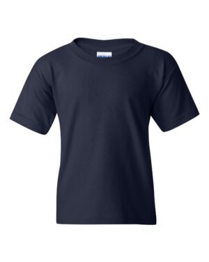 Gildan Heavy Cotton™ Youth T-Shirt – 5000B in Navy: A Quality Choice for Children