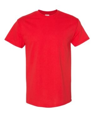 Explore the Comfort and Durability of Gildan Ultra Cotton T-Shirt 2000 Color Red