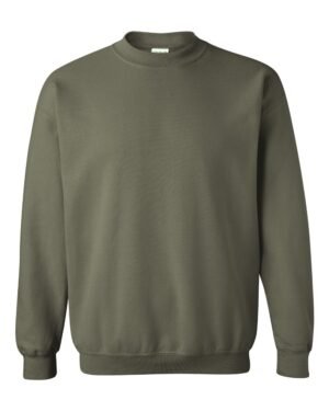 Gildan Heavy Blend™ Crewneck Sweatshirt - Classic 18000 Color Military green