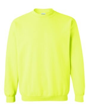 Gildan Heavy Blend™ Crewneck Sweatshirt - Classic 18000 Color safety green