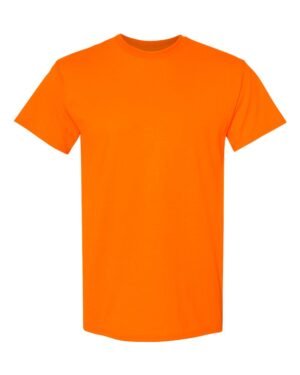 Explore the Comfort and Durability of Gildan Ultra Cotton T-Shirt 2000 Color safety orange